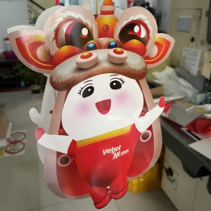 Lồng đèn Trung Thu, lồng đèn nhựa PP cao cấp, lồng đèn lắp ráp