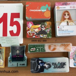 thẻ nhựa, quạt nhựa, dangler nhựa, bìa lá nhựa, thước nhựa, đồ dùng dạy học, in trên nhựa