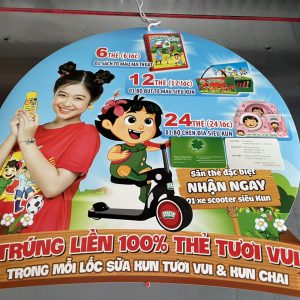 in Offset UV, in trên nhựa tấm (PP, PS, PET, PVC) dày từ 0.2mm đến 0.8mm